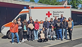 Sanis beim DRK